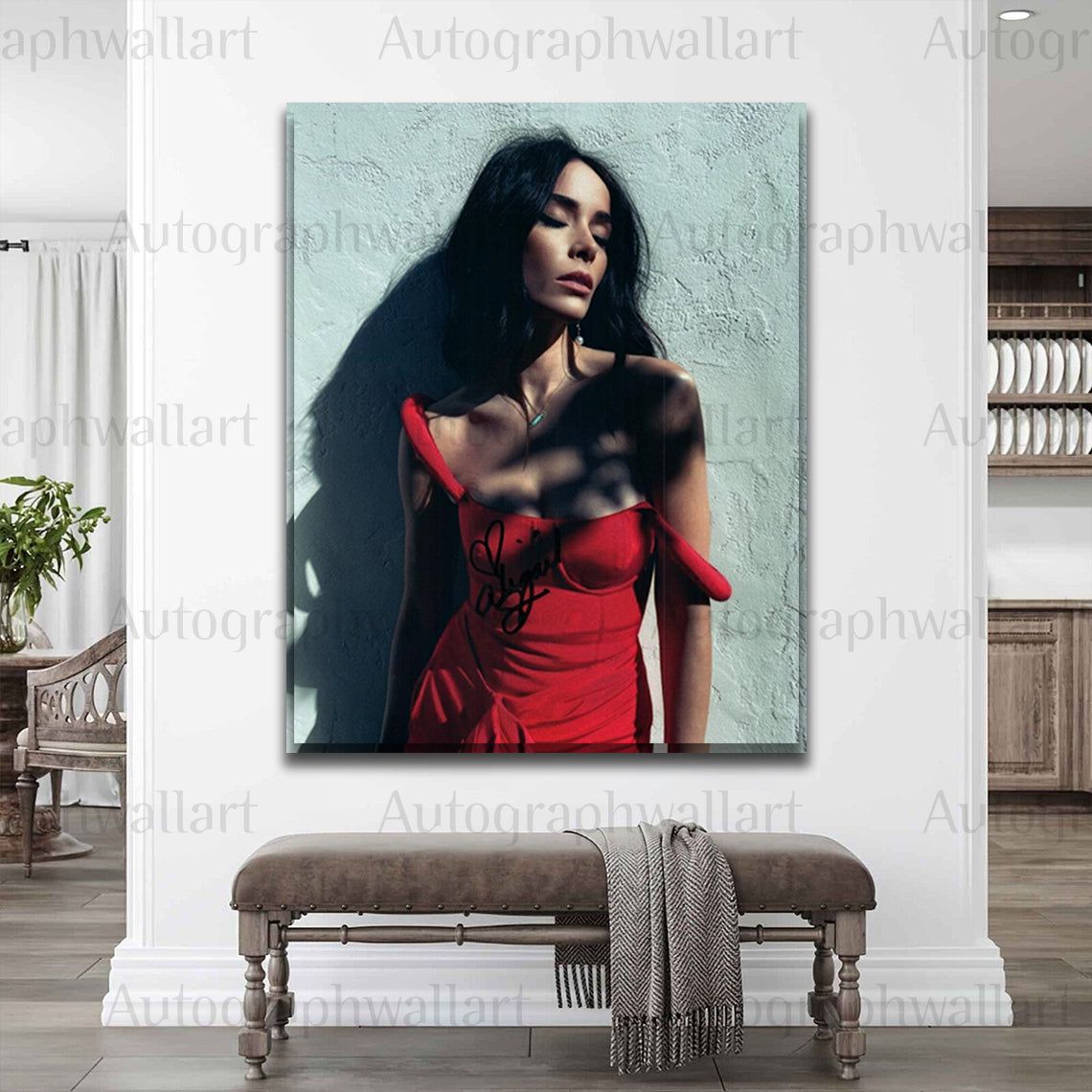 Abigail Spencer Autograph Canvas Wall Art – Signed Actress Print for TV & Movie Fans (8x10)