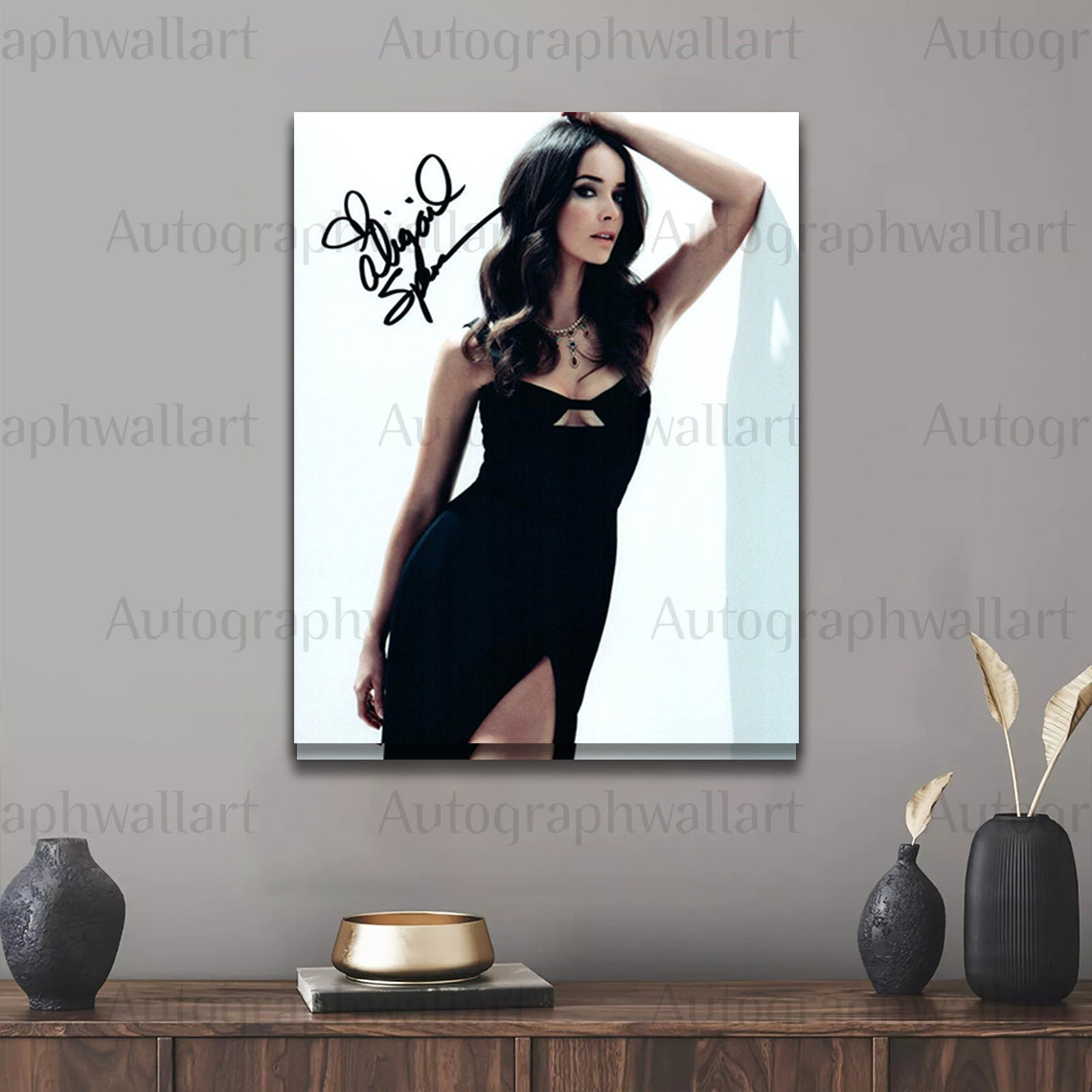 Abigail Spencer Autograph Canvas Wall Art – Signed Actress Print for TV & Movie Fans (8x10)