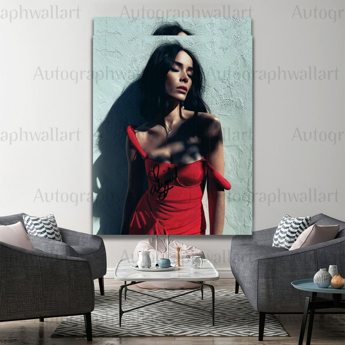 Abigail Spencer Autograph Canvas Wall Art – Signed Actress Print for TV & Movie Fans (8x10)
