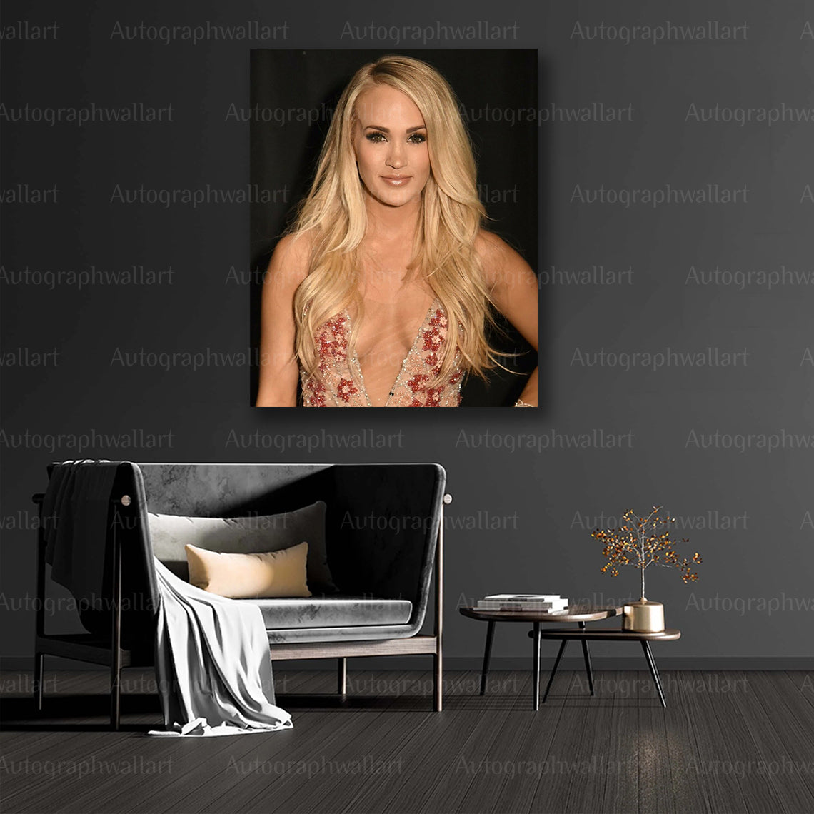 Carrie Underwood Canvas Print – Country Music Star Wall Art – Singer Poster – Fan Room Decor – 8x10 Inch Canvas Art