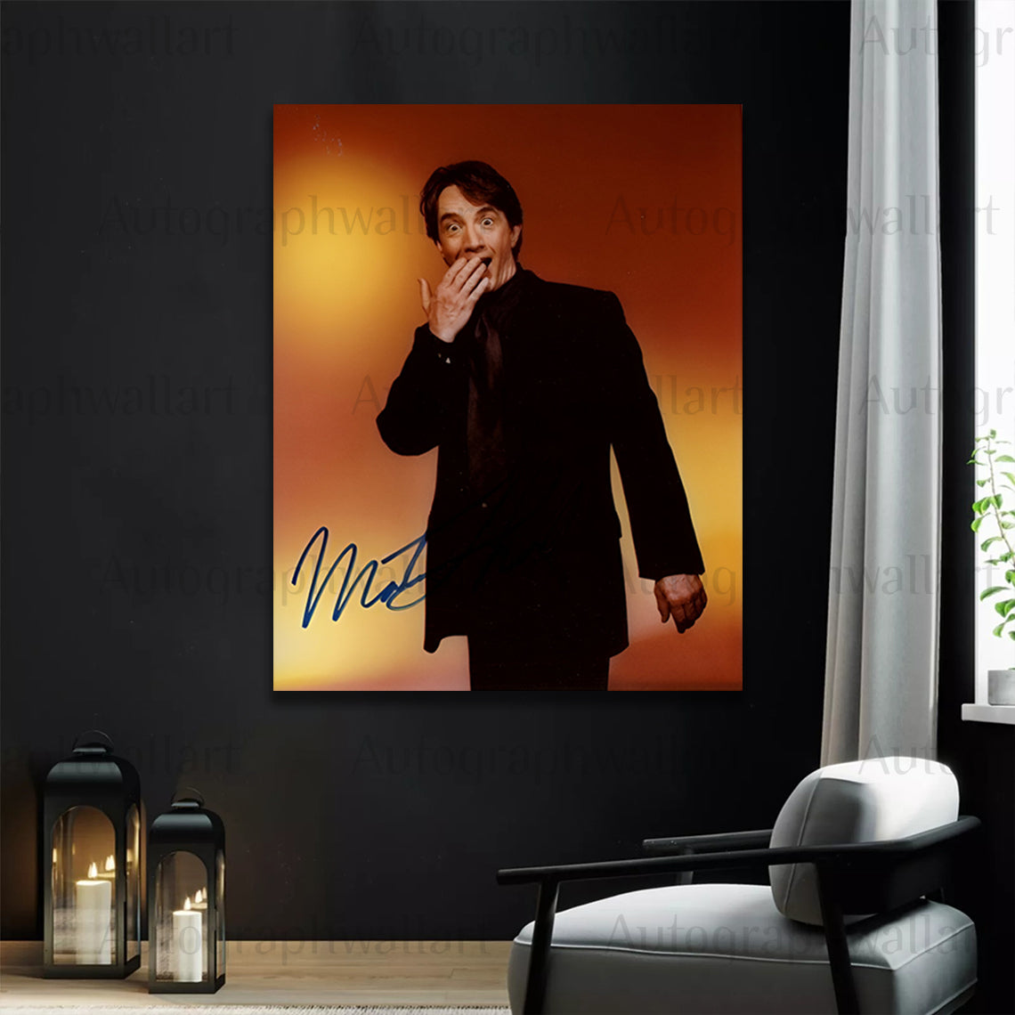 Martin Short Autograph Canvas Wall Art – Signed Comedy Legend Print for Collectors & Fans (8x10)