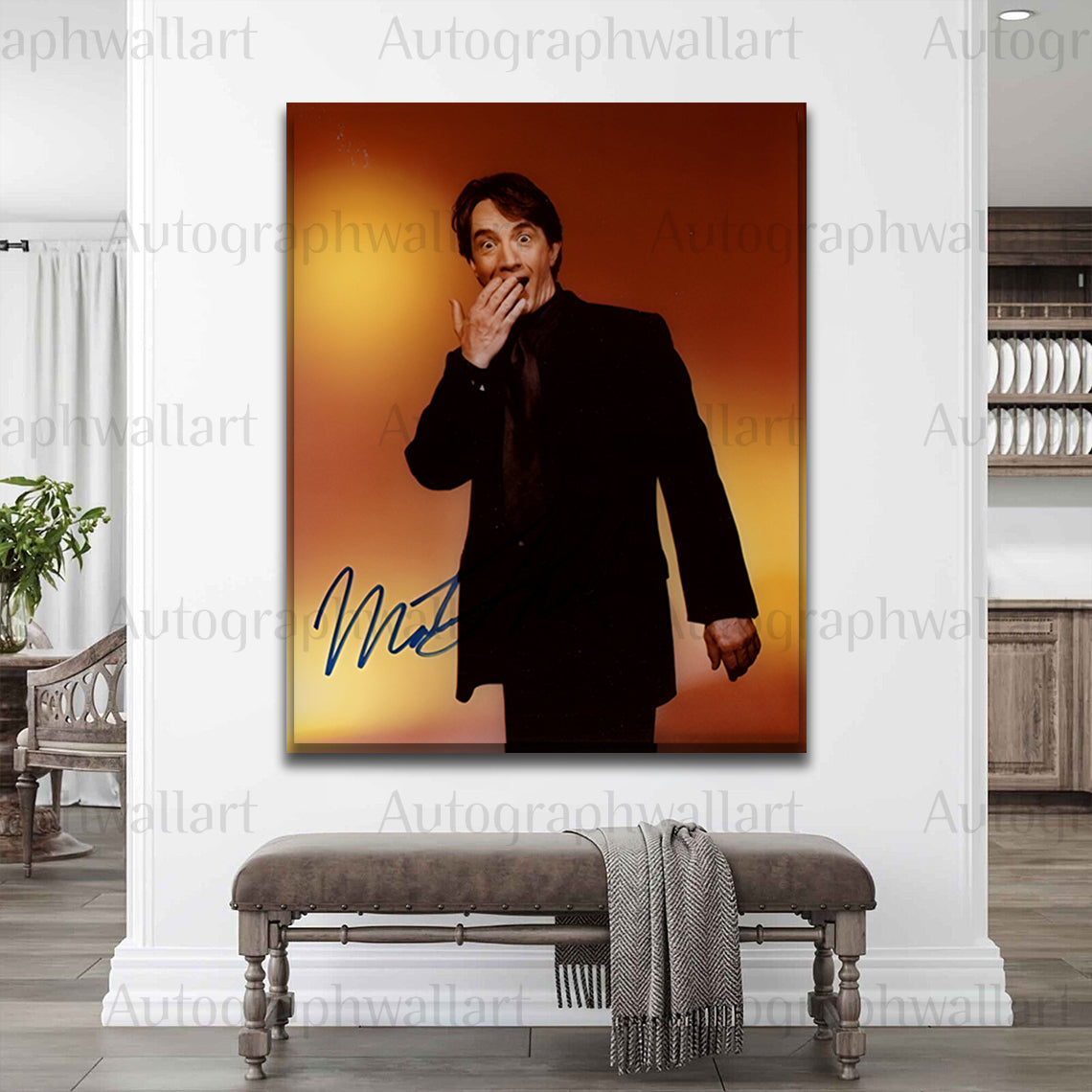 Martin Short Autograph Canvas Wall Art – Signed Comedy Legend Print for Collectors & Fans (8x10)