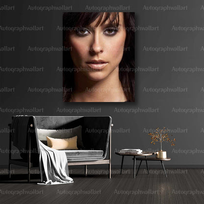 Jennifer Love Hewitt Canvas Print – Celebrity Wall Art – Hollywood Actress Poster – 8x10 Inch Canvas Decor