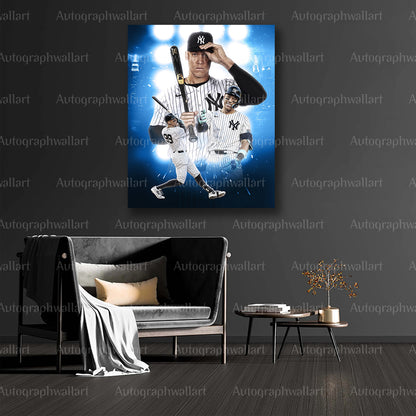 Aaron Judge Canvas Print – New York Yankees Power Hitter – 8x10 Inch Wall Art #5