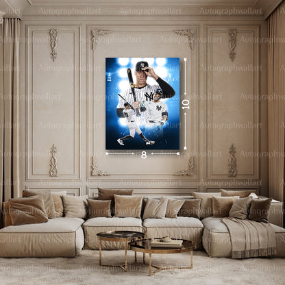 Aaron Judge Canvas Print – New York Yankees Power Hitter – 8x10 Inch Wall Art #5