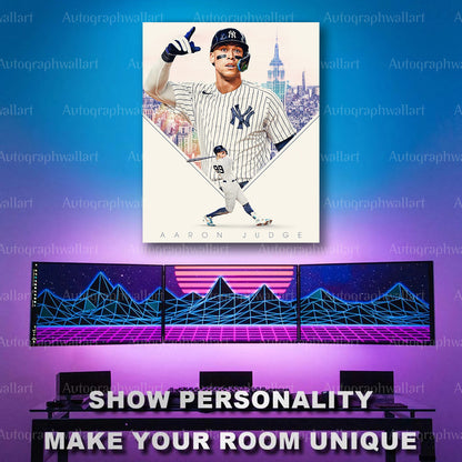 Aaron Judge Canvas Print – New York Yankees Power Hitter – 8x10 Inch Wall Art #8