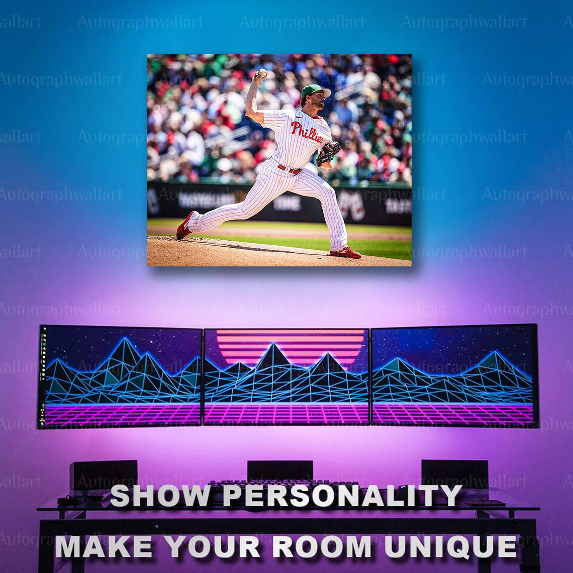Aaron Nola Canvas Print – Philadelphia Phillies Ace Pitcher – 8x10 Inch Wall Art