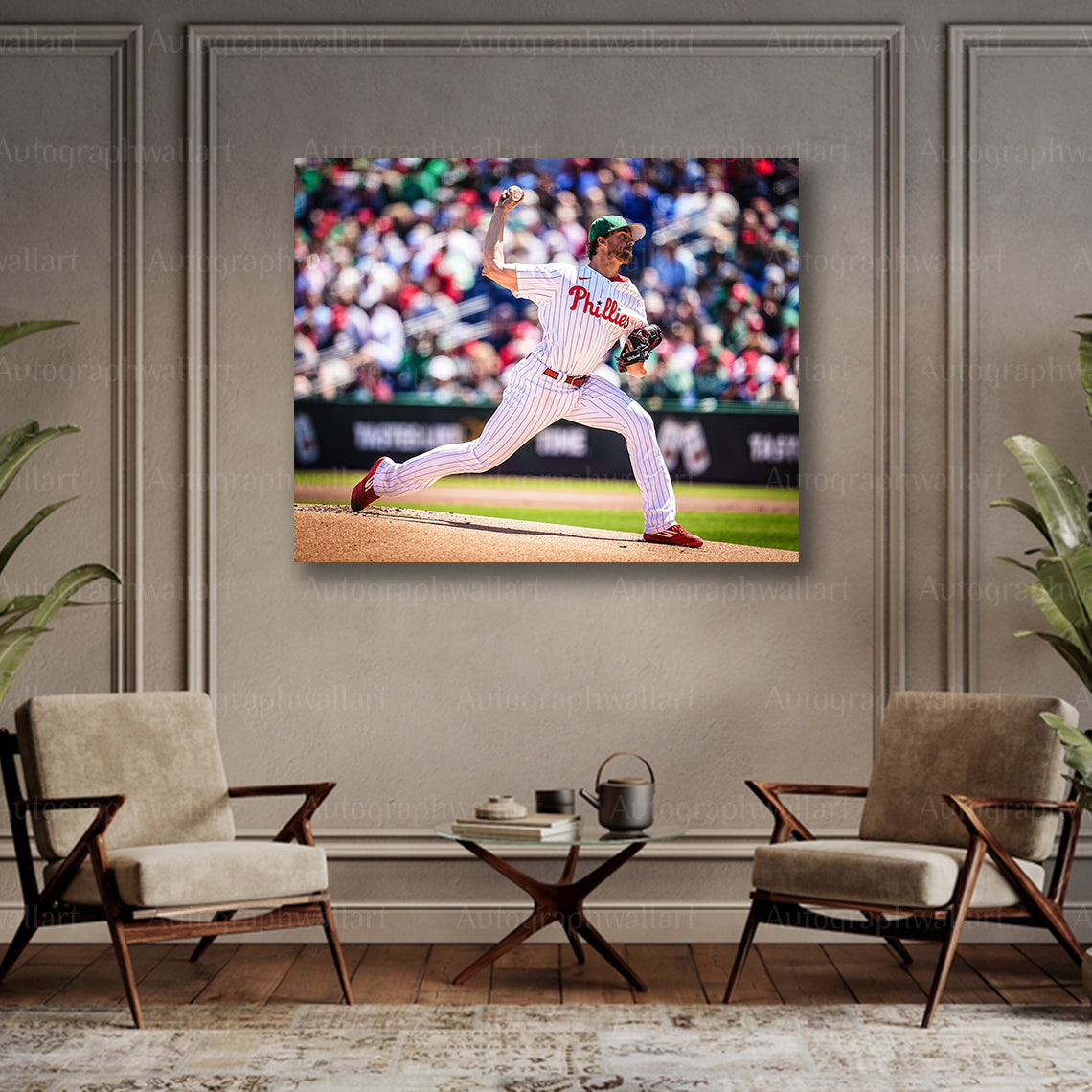 Aaron Nola Canvas Print – Philadelphia Phillies Ace Pitcher – 8x10 Inch Wall Art
