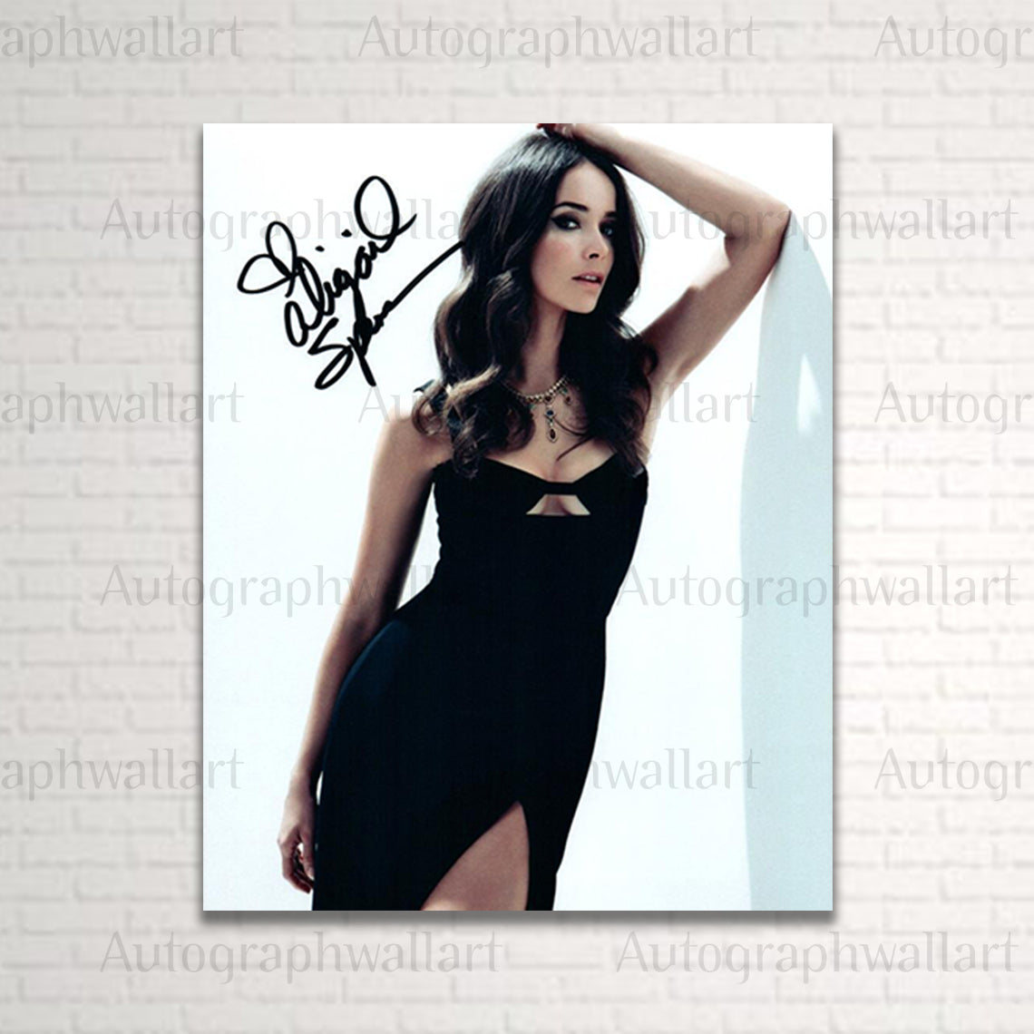 Abigail Spencer autograph canvas wall art – 8x10 signed actress print for Suits and Timeless TV show fans