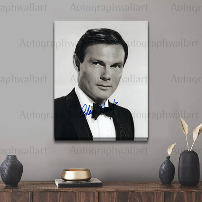 Adam West Autograph Canvas Wall Art – Signed Batman 1966 Classic TV Star Print (8x10)