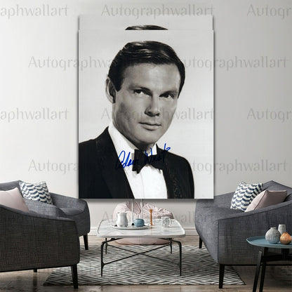 Adam West Autograph Canvas Wall Art – Signed Batman 1966 Classic TV Star Print (8x10)
