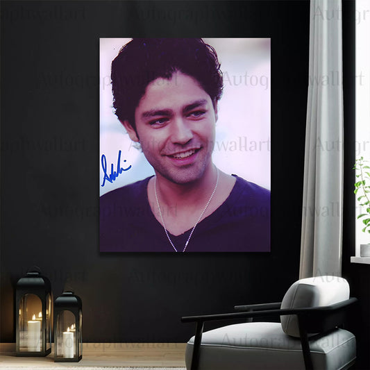 Adrian Grenier Autograph Canvas Wall Art – Celebrity Signed Print for Entourage Fans & Pop Culture Collectors