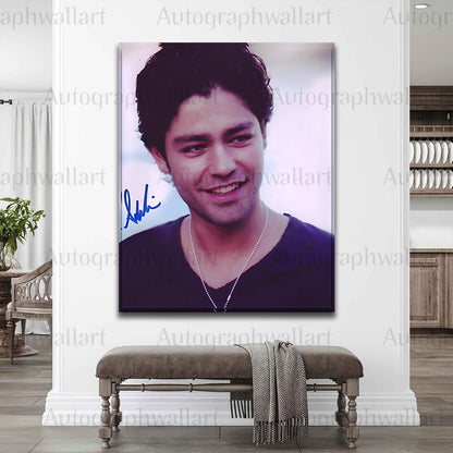 Adrian Grenier Autograph Canvas Wall Art – Celebrity Signed Print for Entourage Fans & Pop Culture Collectors
