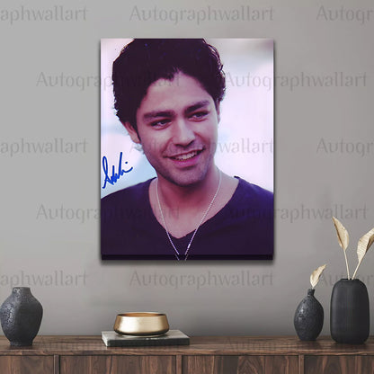 Adrian Grenier Autograph Canvas Wall Art – Celebrity Signed Print for Entourage Fans & Pop Culture Collectors