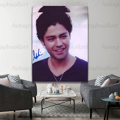 Adrian Grenier Autograph Canvas Wall Art – Celebrity Signed Print for Entourage Fans & Pop Culture Collectors
