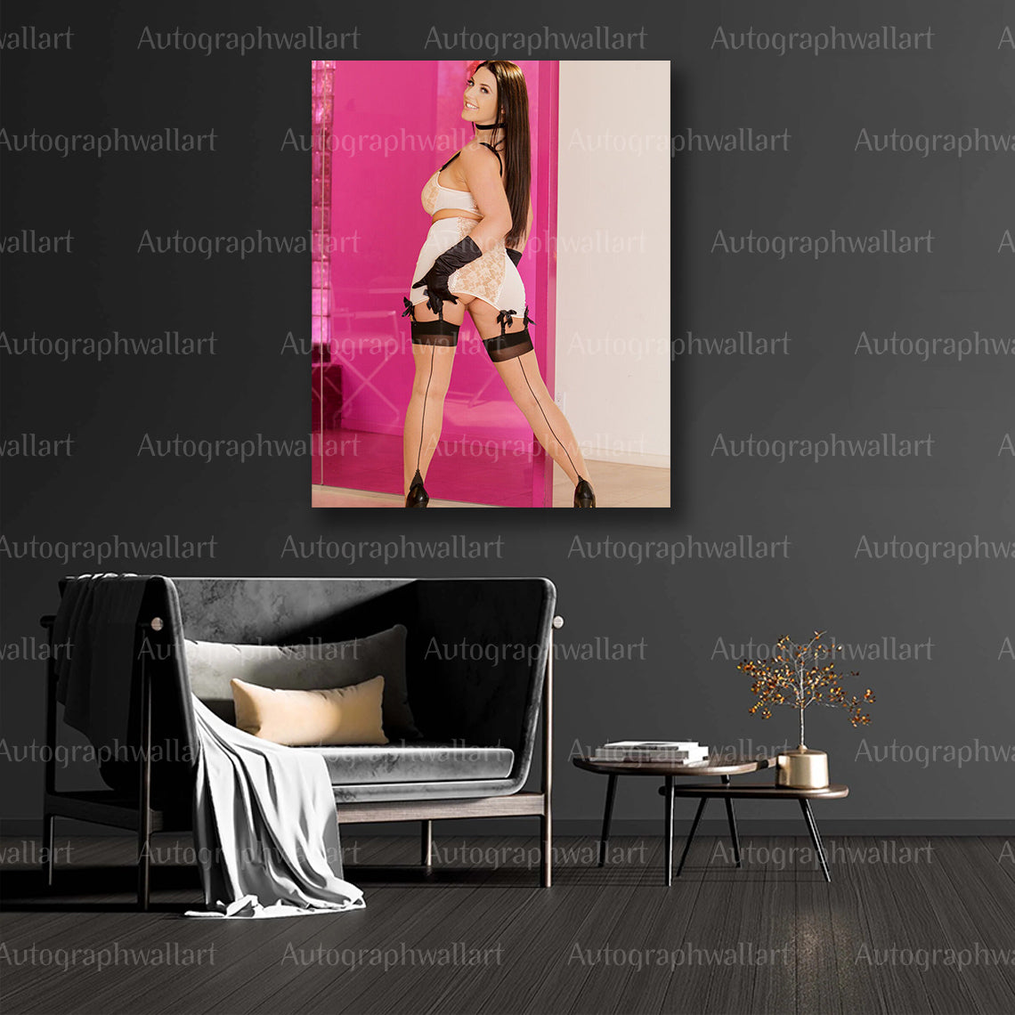 Angela White Sex Poster – Adult Star Canvas Print – 8x10 Erotic Wall Art Decor #1