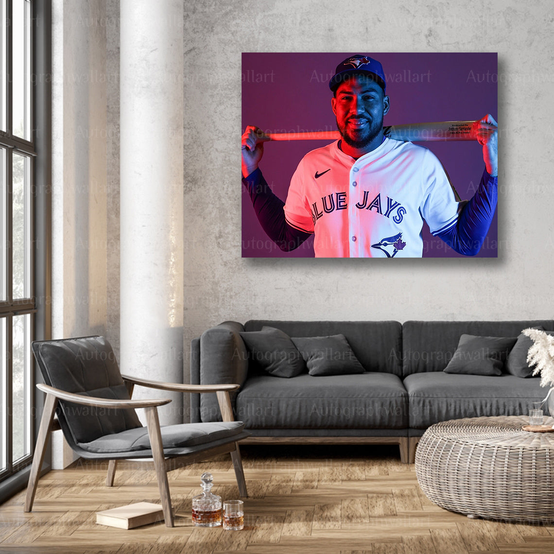 Anthony Santander Canvas Print – Orioles Wall Art – 8x10 Inch Baseball Poster – MLB Fan Gift – Sports Room Decor – Baltimore Canvas