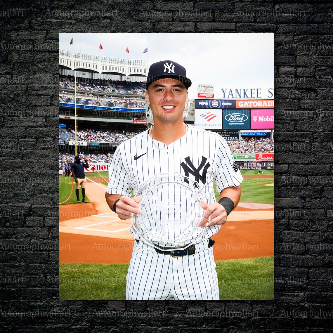 Anthony Volpe New York Yankees canvas print – 8x10 inch MLB wall art for baseball fans