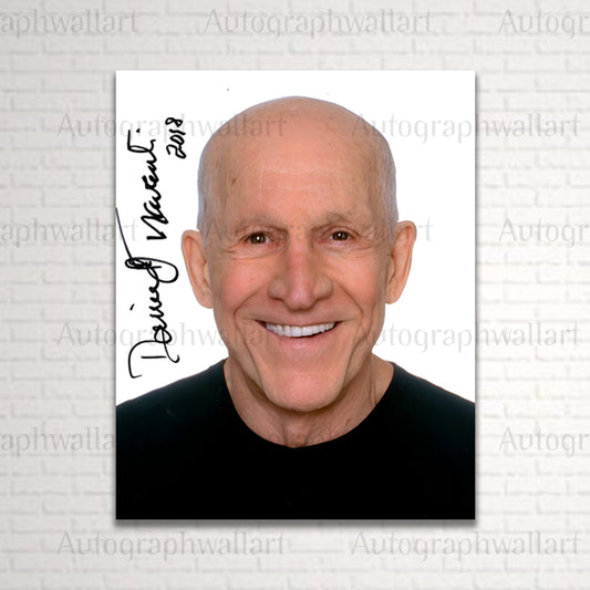 Daniel J. Travanti autograph canvas wall art – signed TV memorabilia for fans and collectors