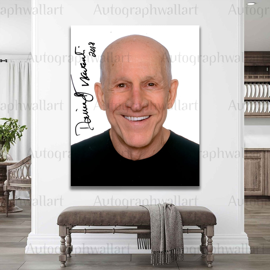 Daniel J. Travanti Autograph Canvas Wall Art – Signature Print for Fans, Collectors & Movie Buffs