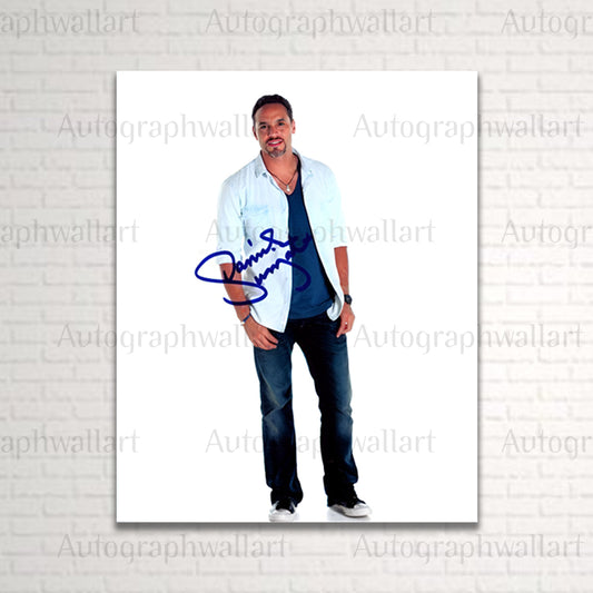 Daniel Sunjata autograph canvas wall art – 8x10 signed celebrity print for Rescue Me fans and collectors