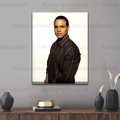 Daniel Sunjata Autograph Canvas Wall Art – Signed TV Star Print for Fans & Celebrity Collectors (8x10)
