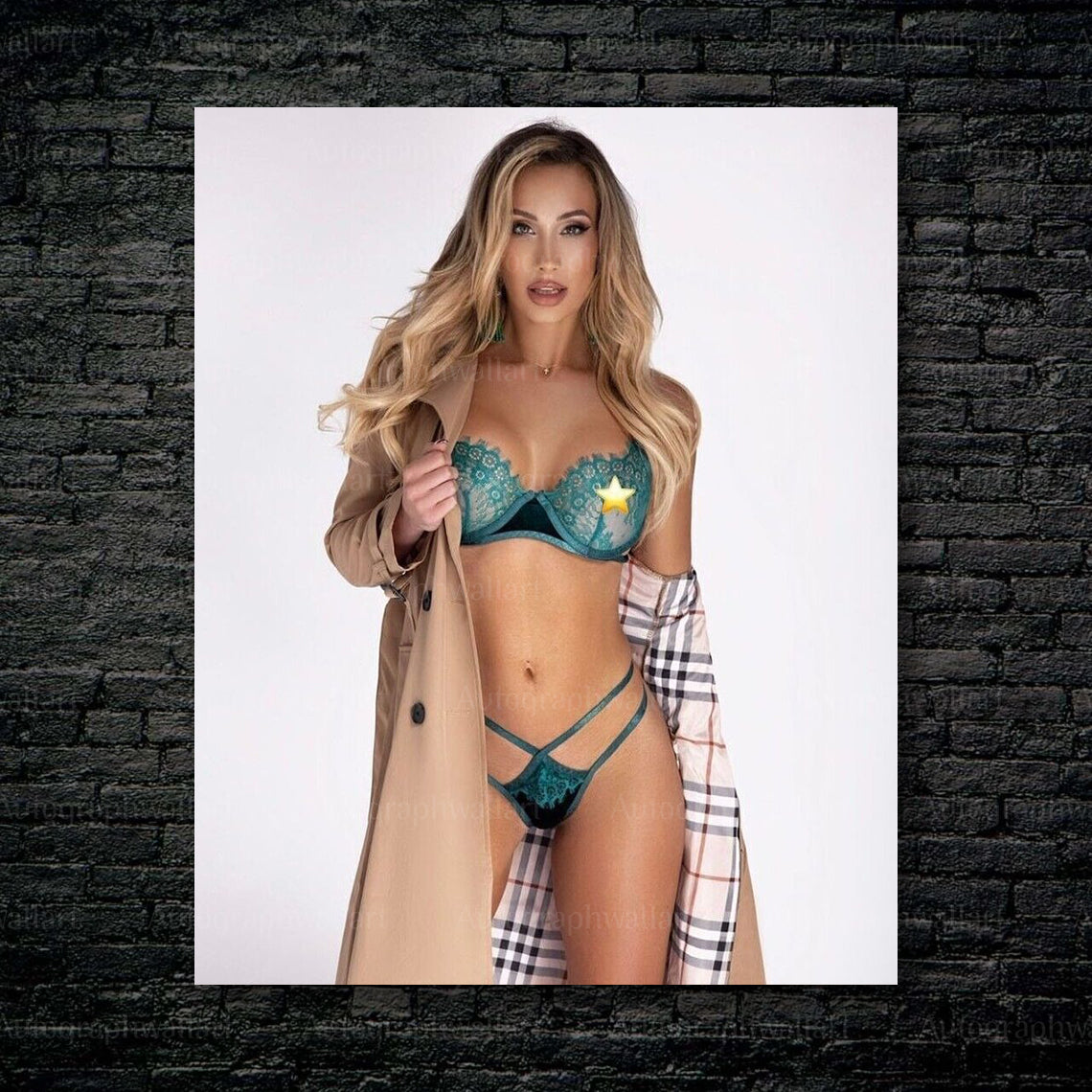 Carmella Canvas Print – WWE Wrestling Wall Art – Female Wrestler Poster – Fan Room Decor – 8x10 Inch Canvas Art