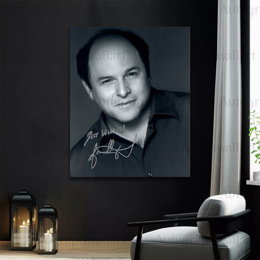 Jason Alexander Autograph Canvas Wall Art – Signed Seinfeld Star Print for Sitcom Fans & Collectors (8x10)