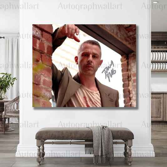Jeremy Strong Autograph Canvas Wall Art – Signed Succession Star Print for TV Drama Fans & Collectors (8x10)