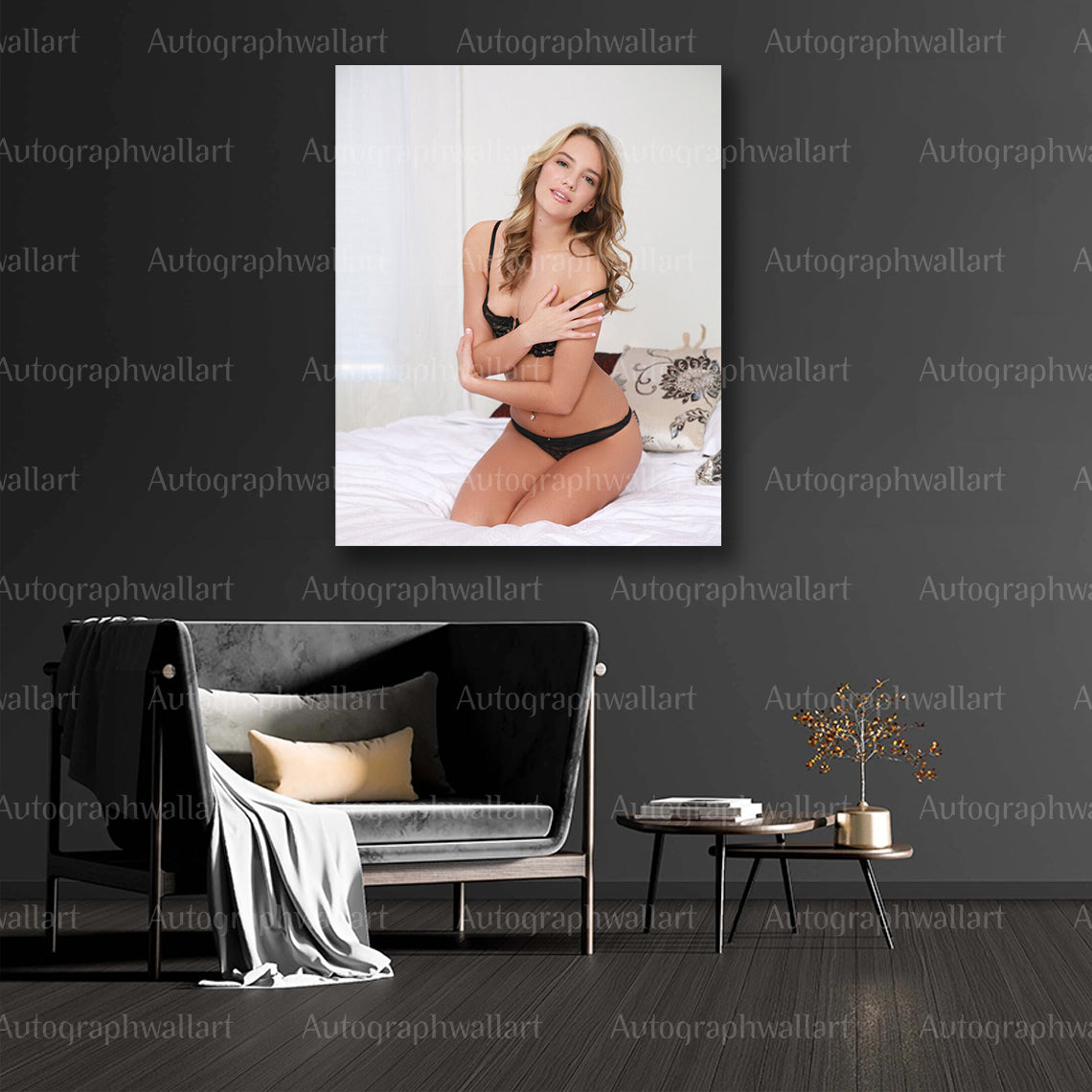 Kenna James Sex Poster – Adult Star Canvas Print – 8x10 Erotic Wall Art Decor #3