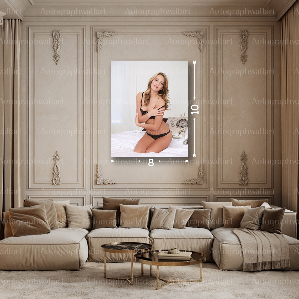 Kenna James Sex Poster – Adult Star Canvas Print – 8x10 Erotic Wall Art Decor #3