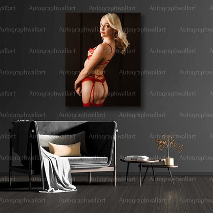 Kenna James Sex Poster – Adult Star Canvas Print – 8x10 Erotic Wall Art Decor #5