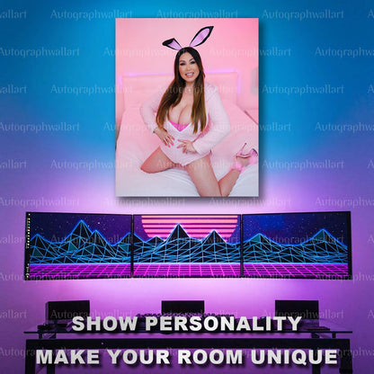 Kianna Dior Sex Poster – Adult Star Canvas Print – 8x10 Erotic Wall Art Decor #8