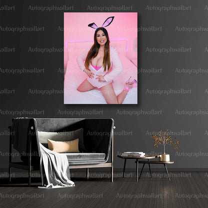 Kianna Dior Sex Poster – Adult Star Canvas Print – 8x10 Erotic Wall Art Decor #8