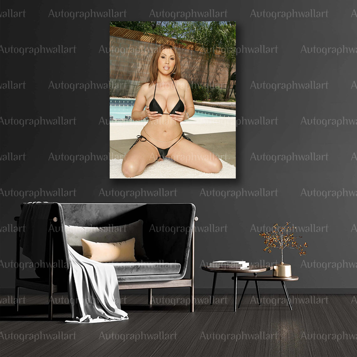 Kianna Dior Sex Poster – Adult Star Canvas Print – 8x10 Erotic Wall Art Decor #9