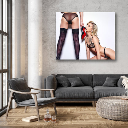 Kiara Cole Sex Poster – Adult Star Canvas Print – 8x10 Erotic Wall Art Decor