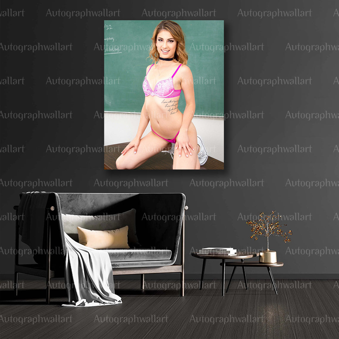 Kristen Scott Sex Poster – Adult Star Canvas Print – 8x10 Erotic Wall Art Decor #2