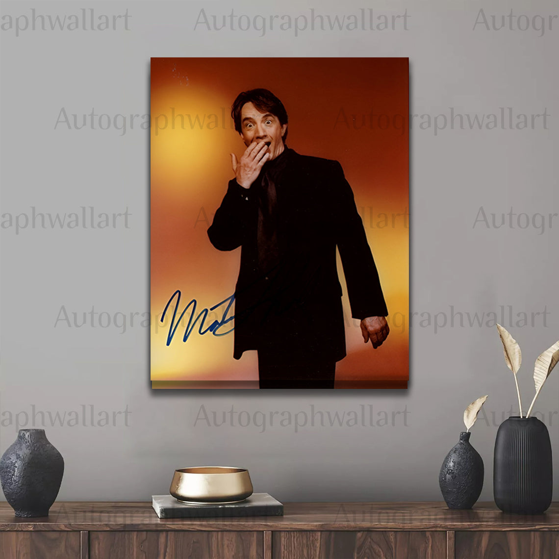 Martin Short Autograph Canvas Wall Art – Signed Comedy Legend Print for Collectors & Fans (8x10)
