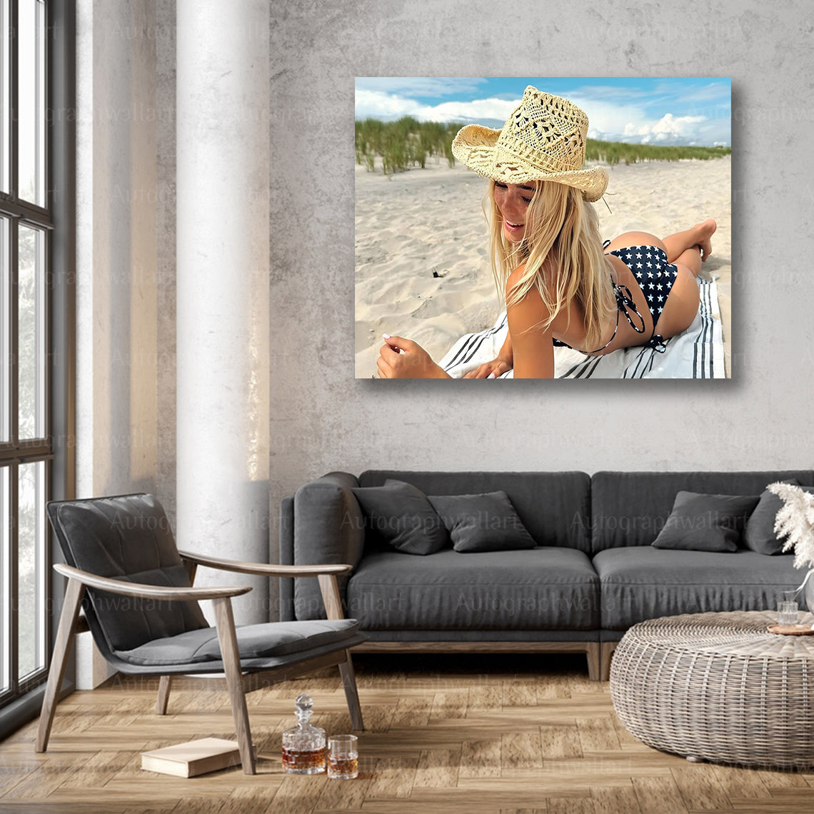 Olivia Dunne Canvas Print – Celebrity Wall Art – Hollywood Star Poster – Home Gym Decor – Fan Gift – 8x10 Inch Canvas Wall Art #1