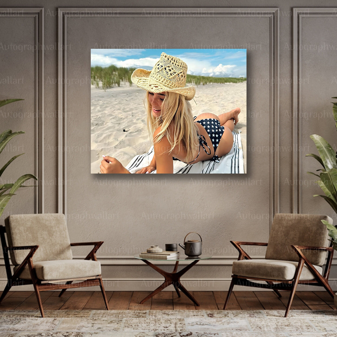 Olivia Dunne Canvas Print – Celebrity Wall Art – Hollywood Star Poster – Home Gym Decor – Fan Gift – 8x10 Inch Canvas Wall Art #1
