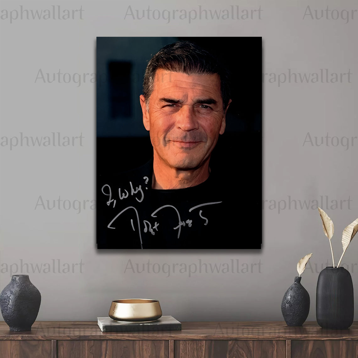 Robert Forster Autograph Canvas Wall Art – Signed Movie Star Print for Film Buffs & Collectors (8x10)