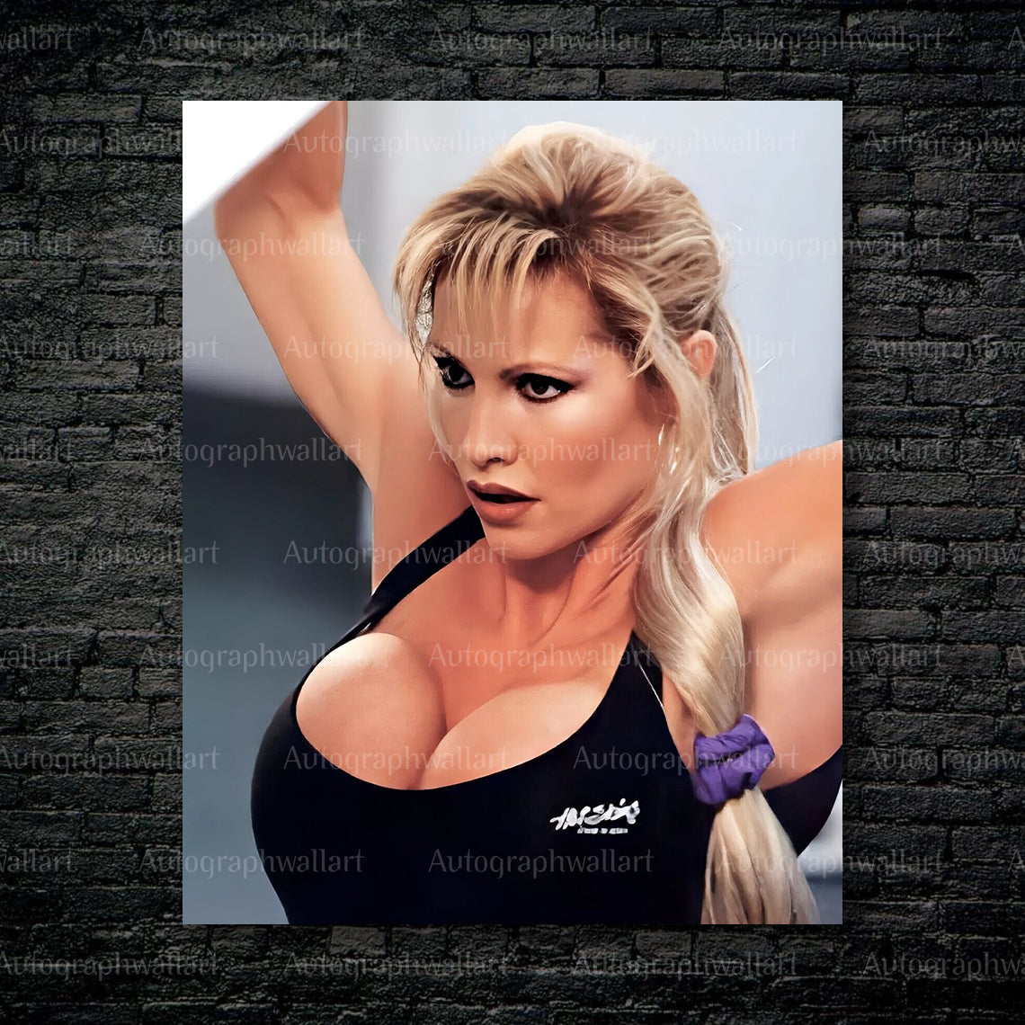 Sable WWE inspired canvas wall art 8x10 inch print
